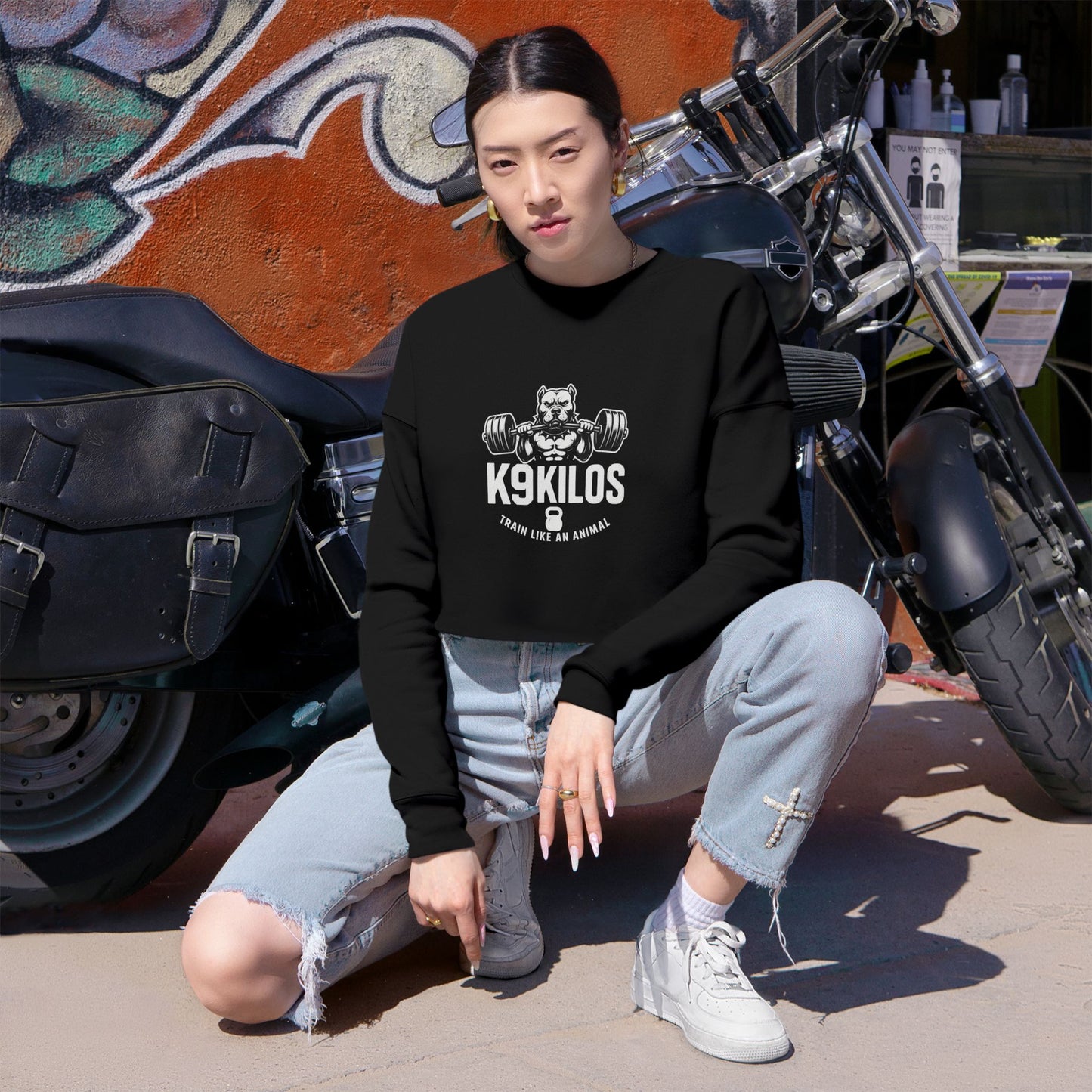 K9 Kilos Original Crop Sweatshirt