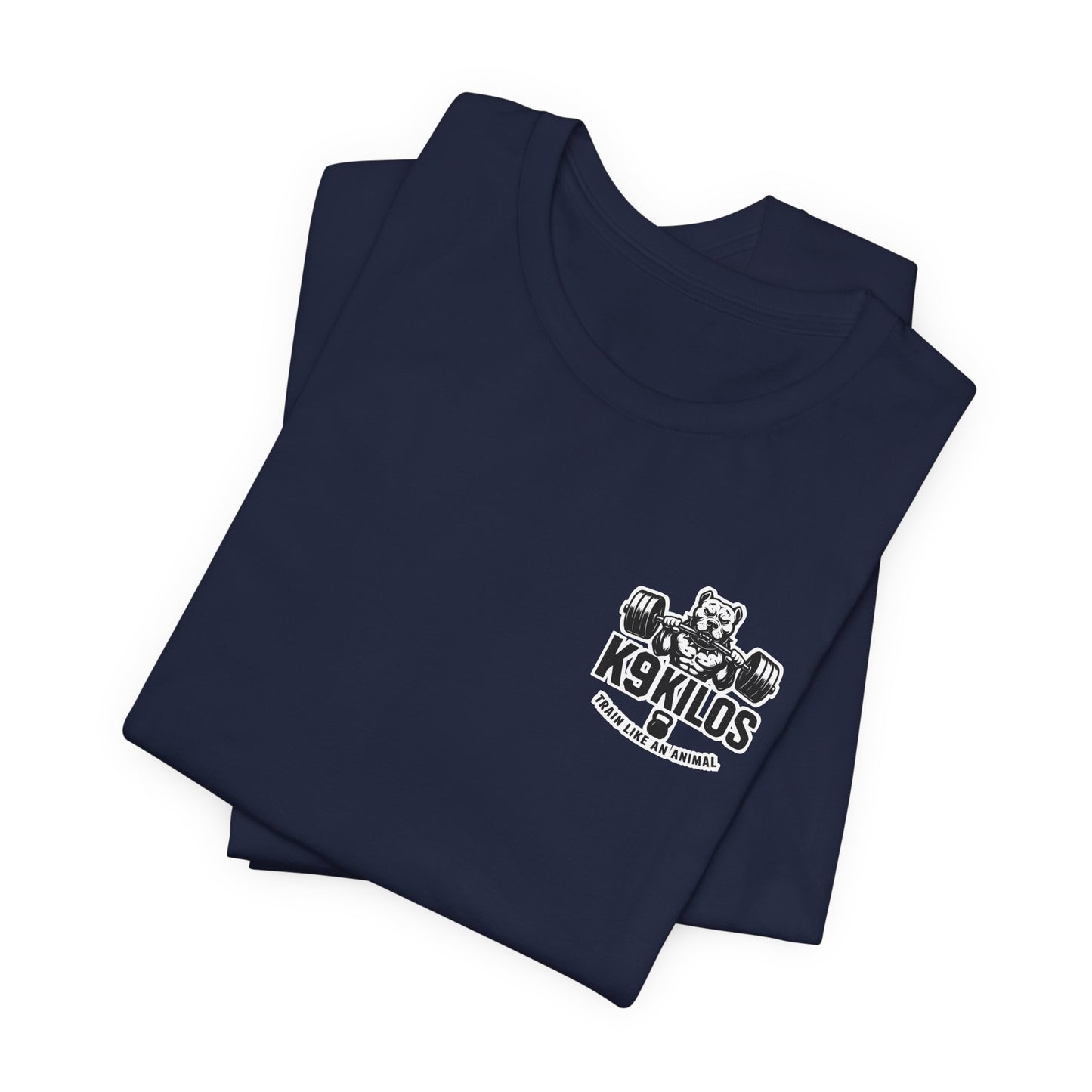 'Small Dog. Big Lifts. Zero Excuses.' Motivational Gym Shirt