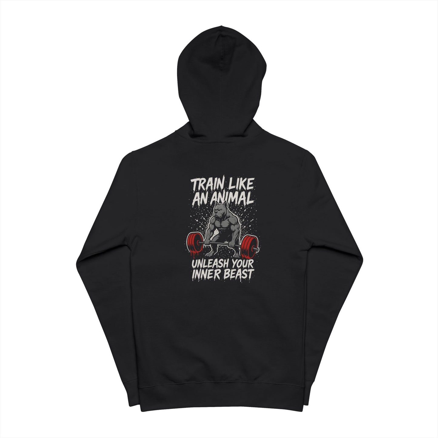 K9 Training Hoodie - Train Like an Animal Full Zip Sweatshirt