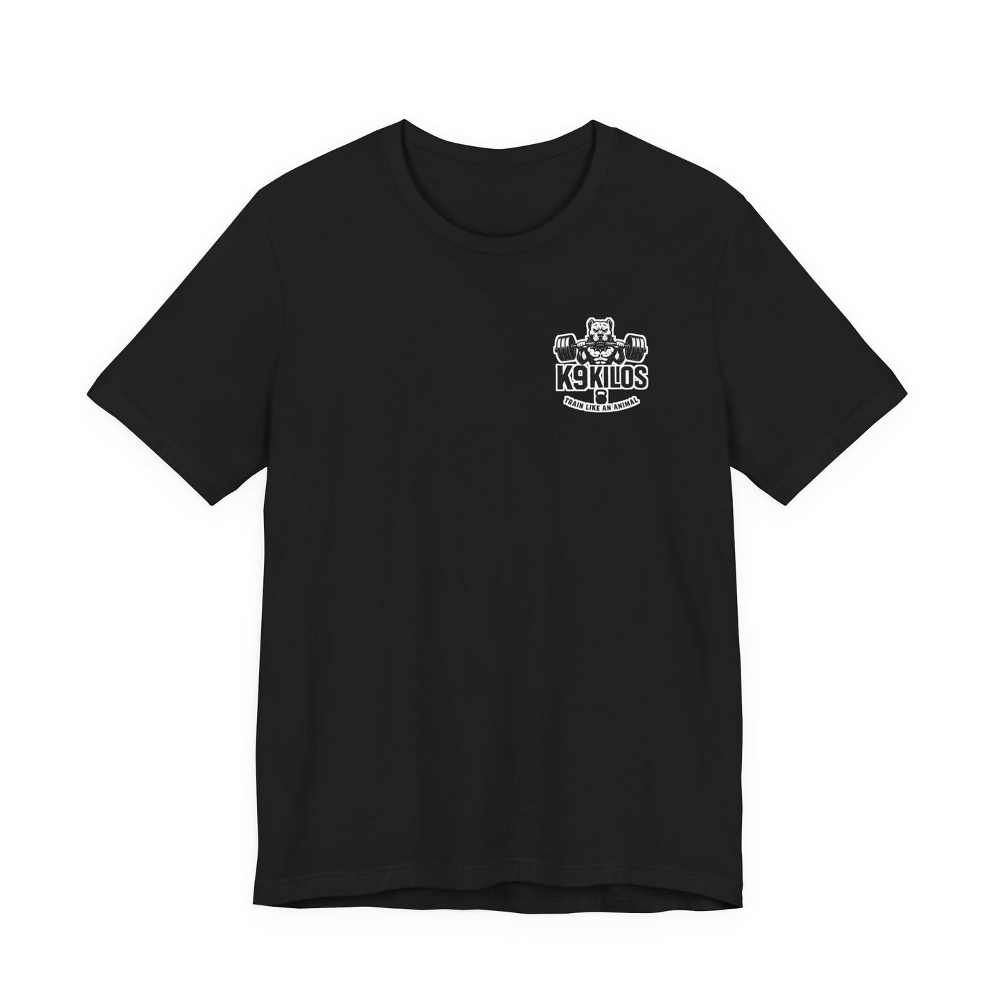 'Small Dog. Big Lifts. Zero Excuses.' Motivational Gym Shirt