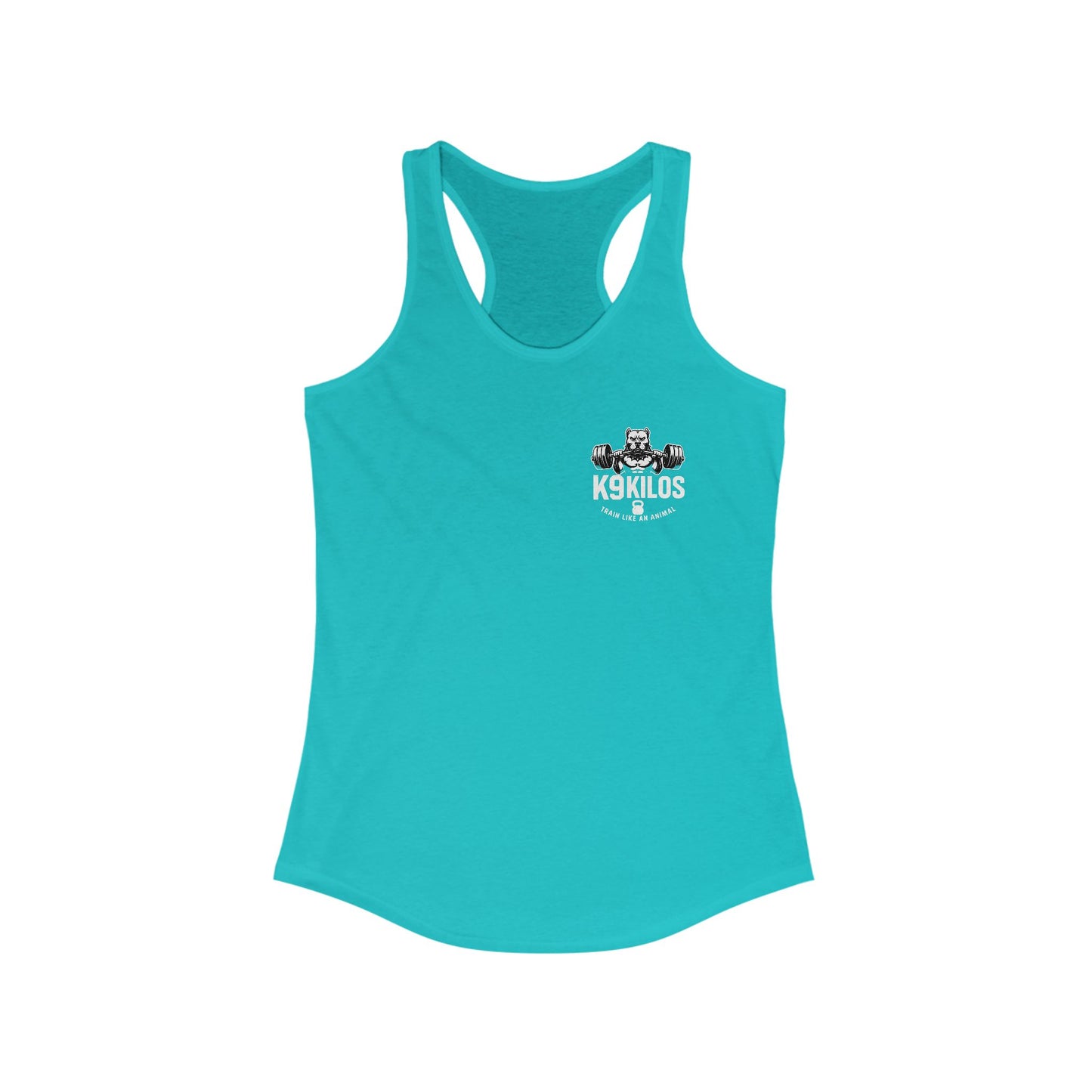 Train Like an Animal Racerback Tank, Motivational Workout Top, Women's Athletic Shirt, Gym Essential, Fitness Gift, Exercise Apparel