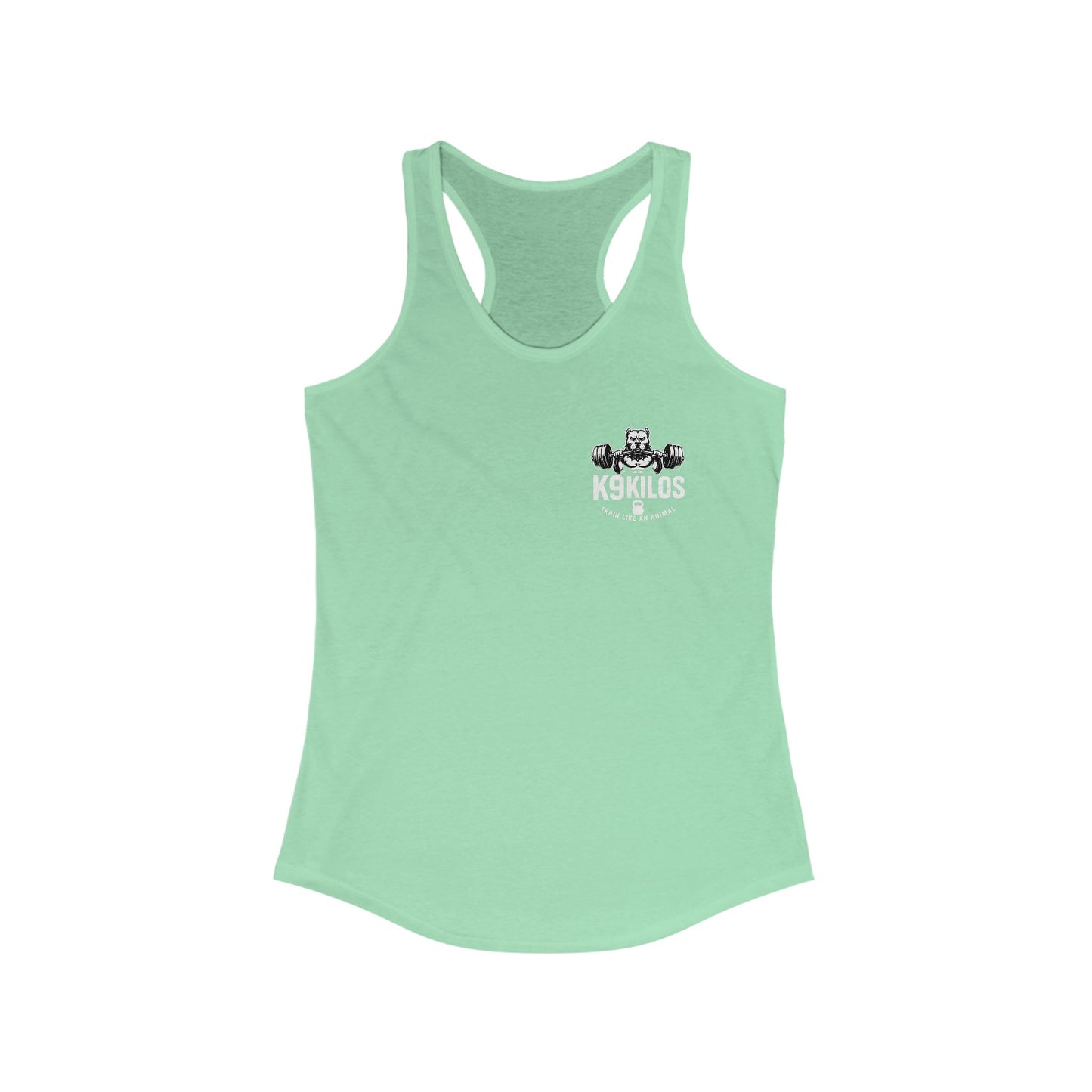 Train Like an Animal Racerback Tank, Motivational Workout Top, Women's Athletic Shirt, Gym Essential, Fitness Gift, Exercise Apparel