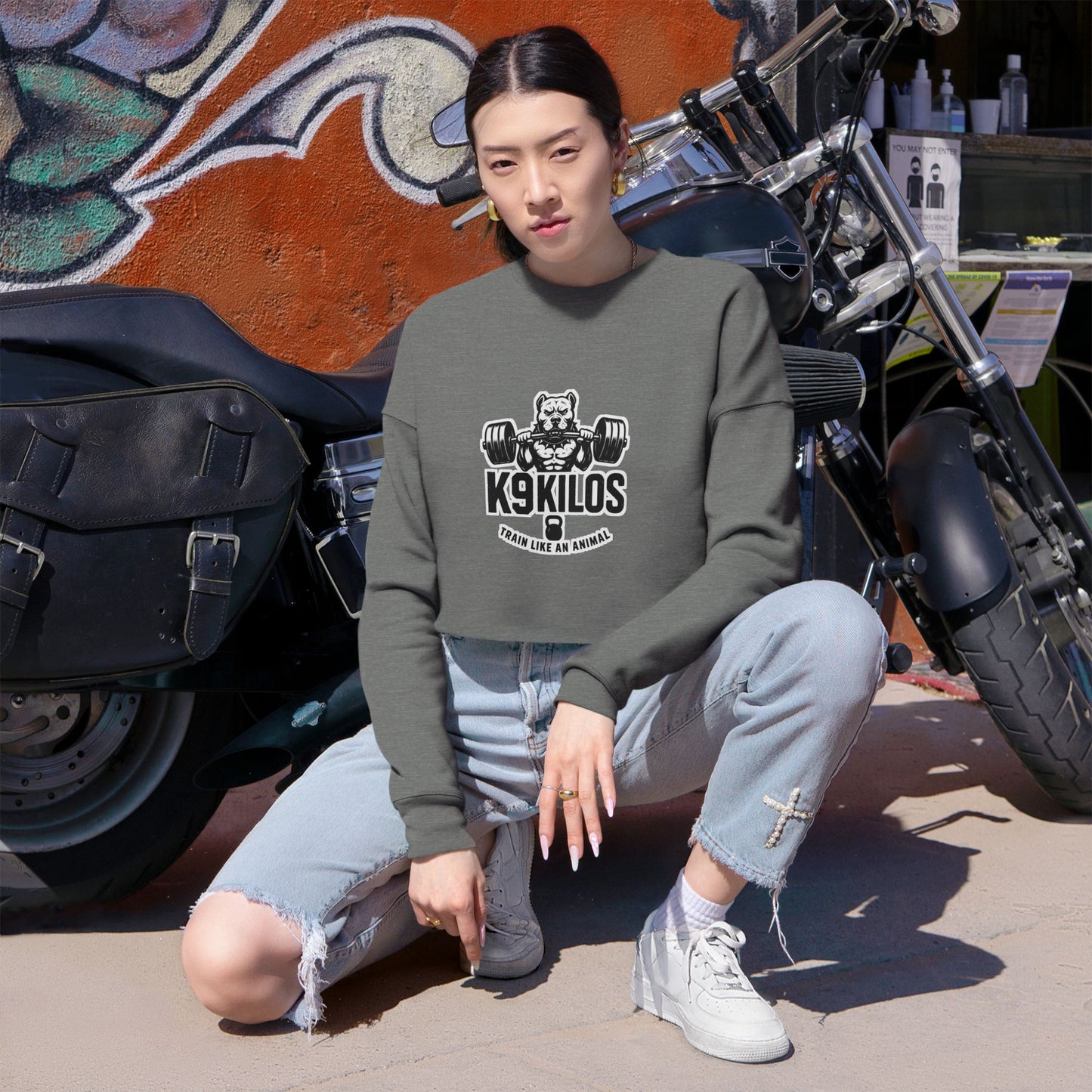 K9 Kilos Original Crop Sweatshirt