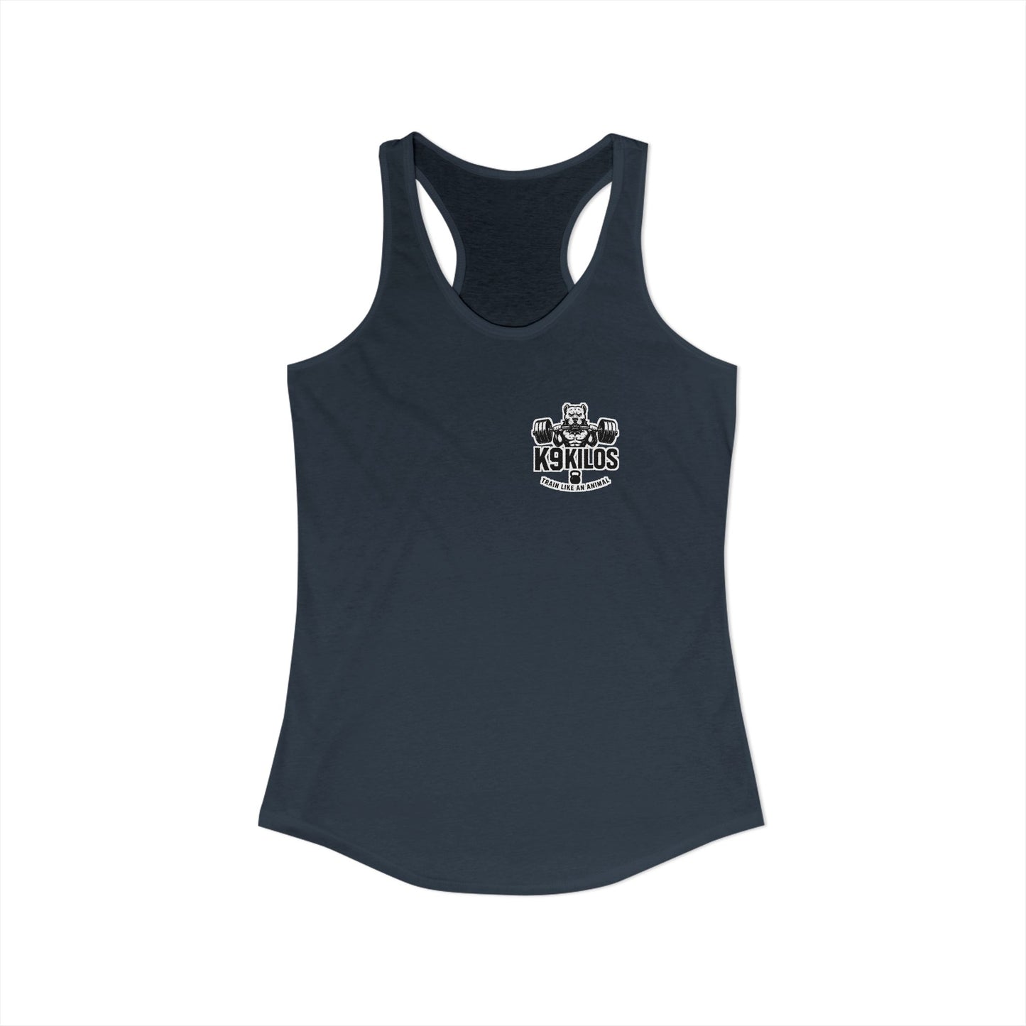 Train Like an Animal Racerback Tank, Motivational Workout Top, Women's Athletic Shirt, Gym Essential, Fitness Gift, Exercise Apparel
