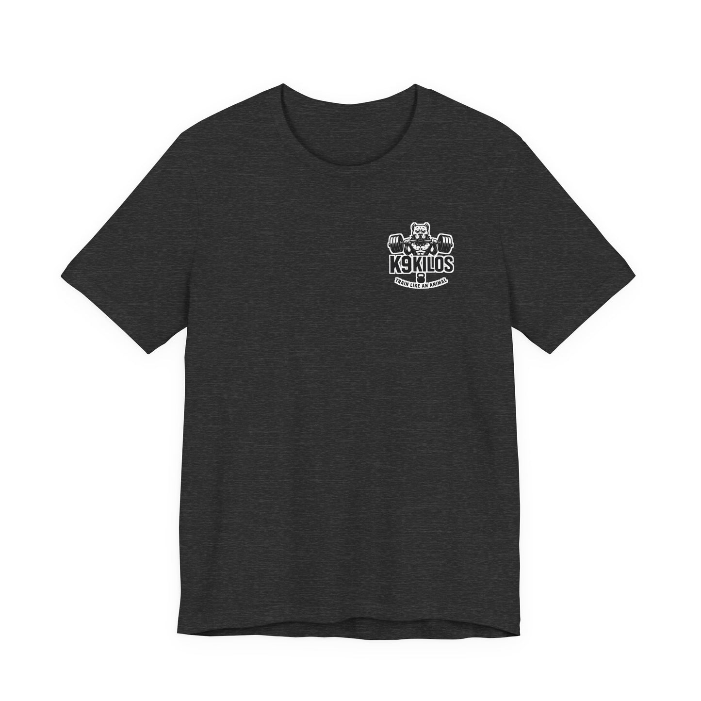 'Small Dog. Big Lifts. Zero Excuses.' Motivational Gym Shirt