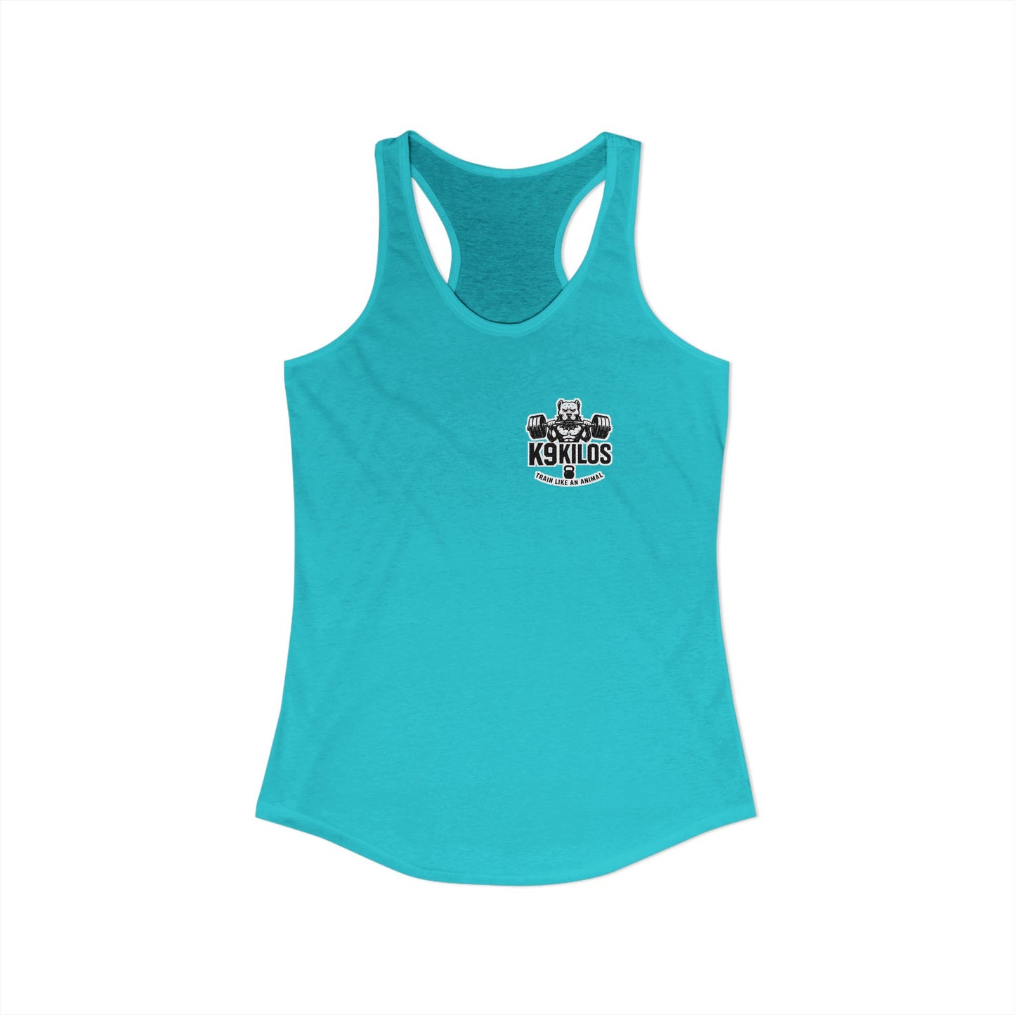 Train Like an Animal Racerback Tank, Motivational Workout Top, Women's Athletic Shirt, Gym Essential, Fitness Gift, Exercise Apparel