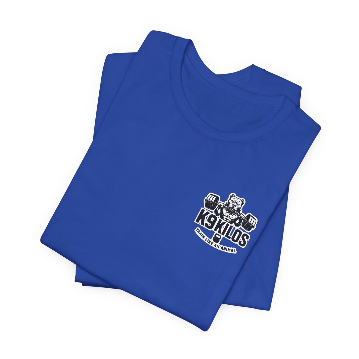 'Small Dog. Big Lifts. Zero Excuses.' Motivational Gym Shirt