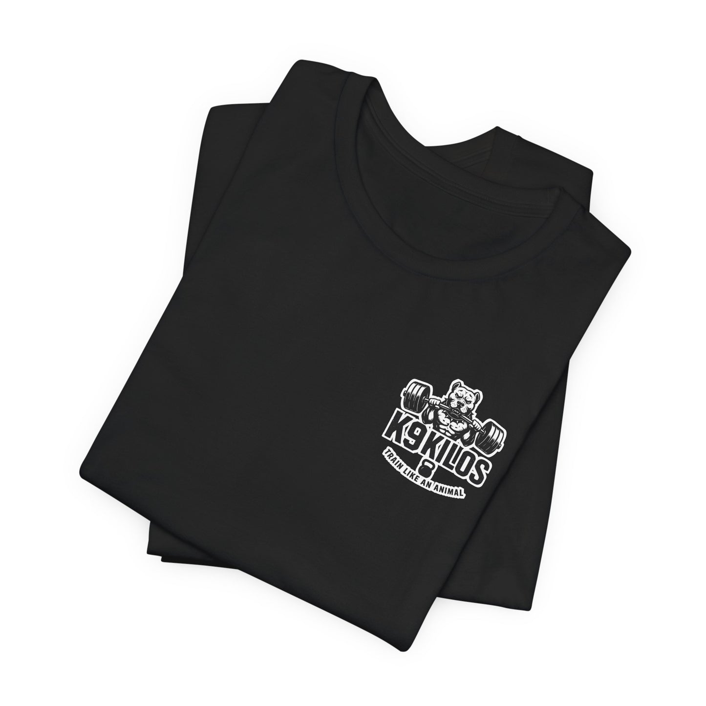 'Small Dog. Big Lifts. Zero Excuses.' Motivational Gym Shirt